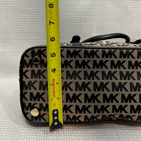 Michael Kors Logo Woven Satchel - Picture 11 of 12